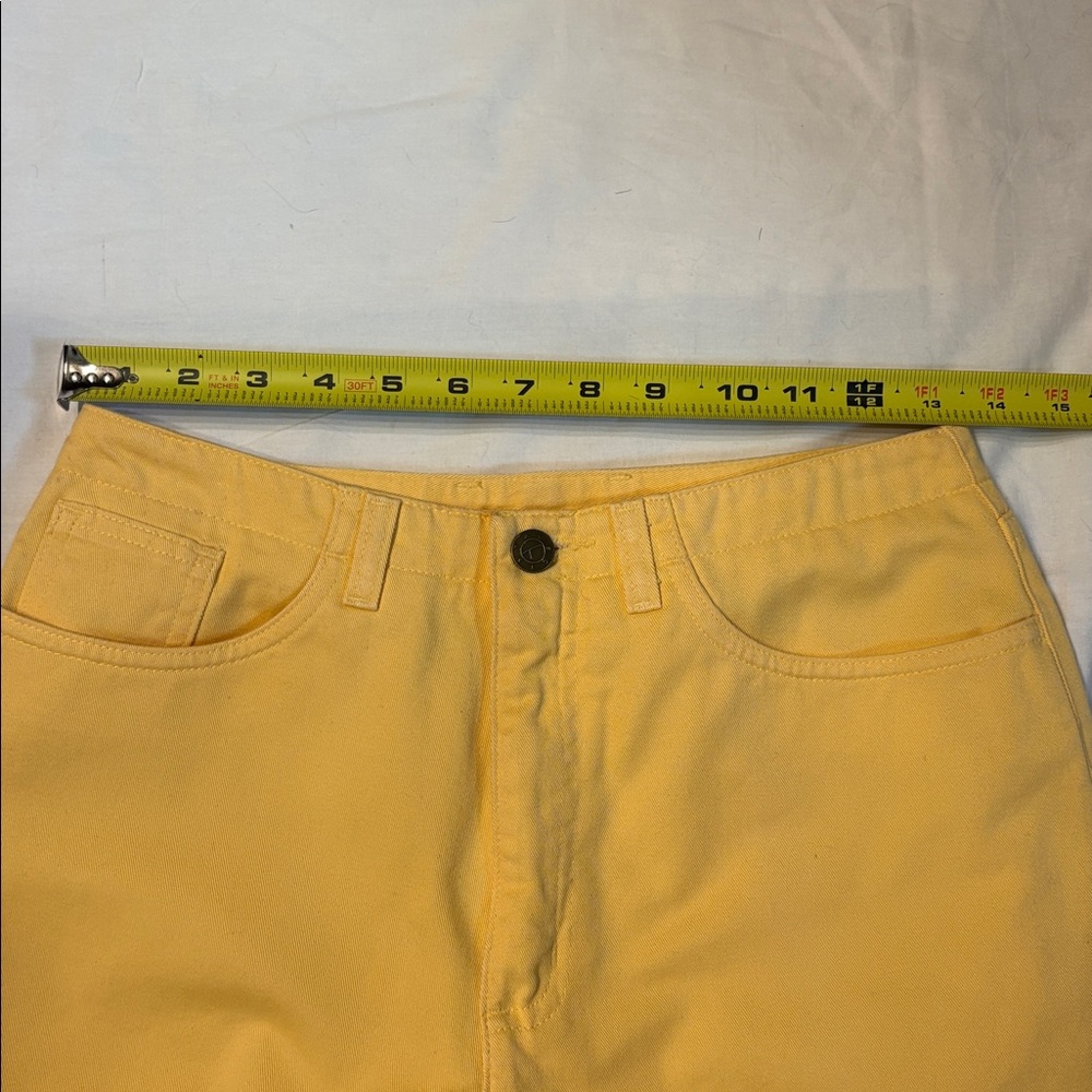 Talbots Petites Bright Yellow Women’s Jeans Y2K SZ 6P QuietbLuxury - Picture 5 of 11